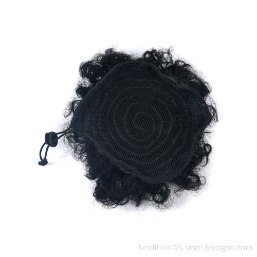 Wholesale Synthetic Hair Bun Afro Puff Kinky Curly Short Hair Bun Chignon Hairpiece